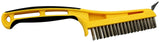 Stainless Steel Wire Bristle Brush with Metal Scraper, Removes Paint/Dirt/Rust X1E1 - product image 1