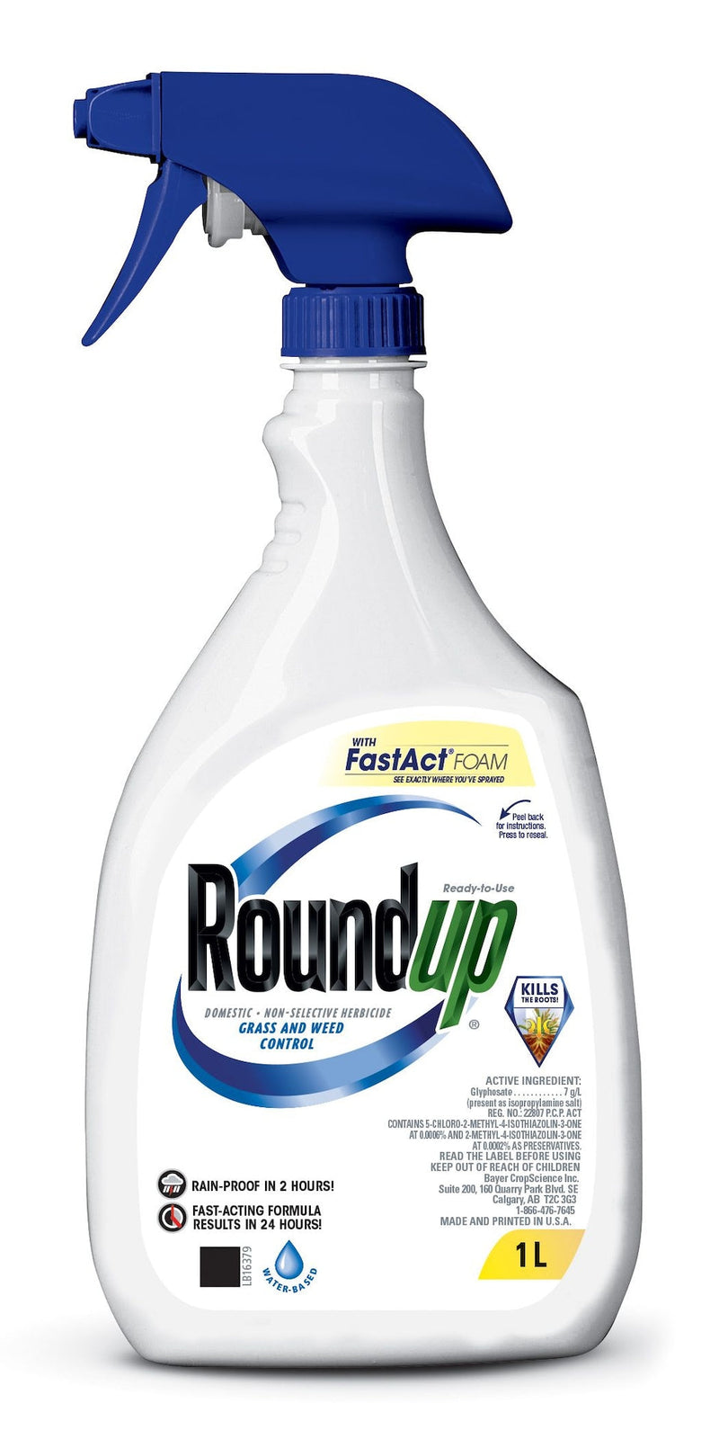 Ready-to-Use Herbicide Grass & Weed Control/Killer with Fast Fact Foam, 1-L X5G4