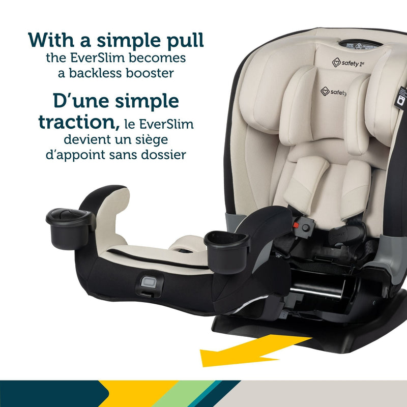EverSlim All-in-One Dunes Edge Convertible Child Car Seat F5Z6