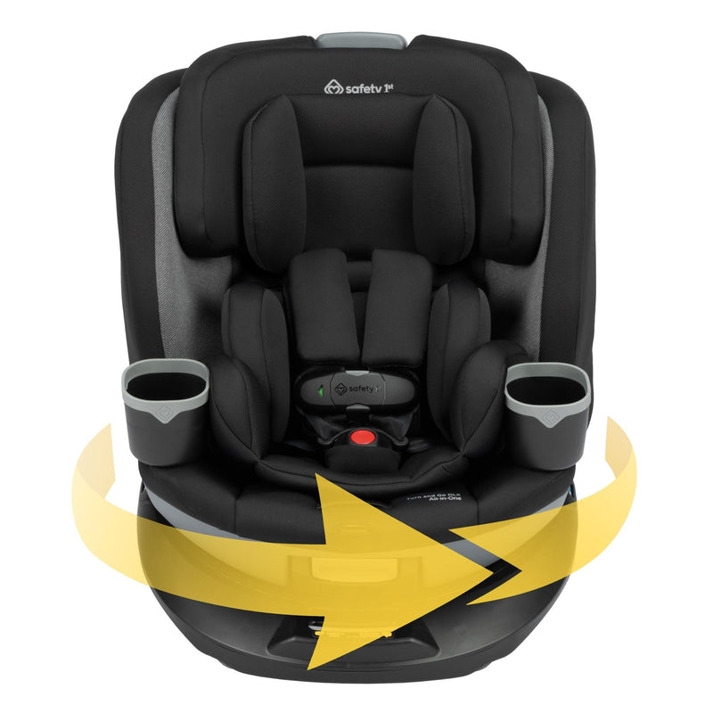 Turn and Go All-in-One Convertible Car Seat with SafetySwivel 360 Rotational Technology, Dots S2S5