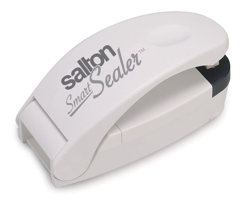 SmartSealer 2-in-1 Portable Bag Sealer & Cutter with Magnetic Strip, White E5M6