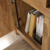 Cannery Bridge 3-Door Bookcase/Bookshelf Storage Cabinet, Sindoori Mango Finish E7A5 - product image 3