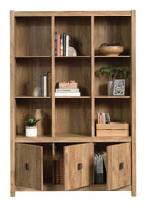 Cannery Bridge 3-Door Bookcase/Bookshelf Storage Cabinet, Sindoori Mango Finish E7A5 - product image 8