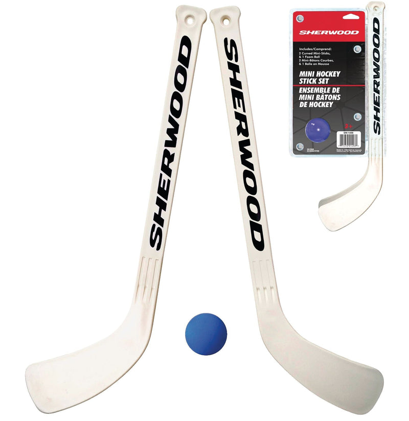 Curved Mini Hockey Sticks and Ball Set, 3-pc U2H5