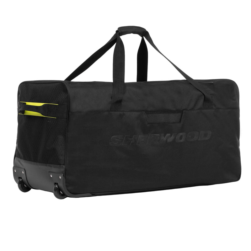 Hockey Bag, Wheeled, Senior, Black, 35-in Z6S0
