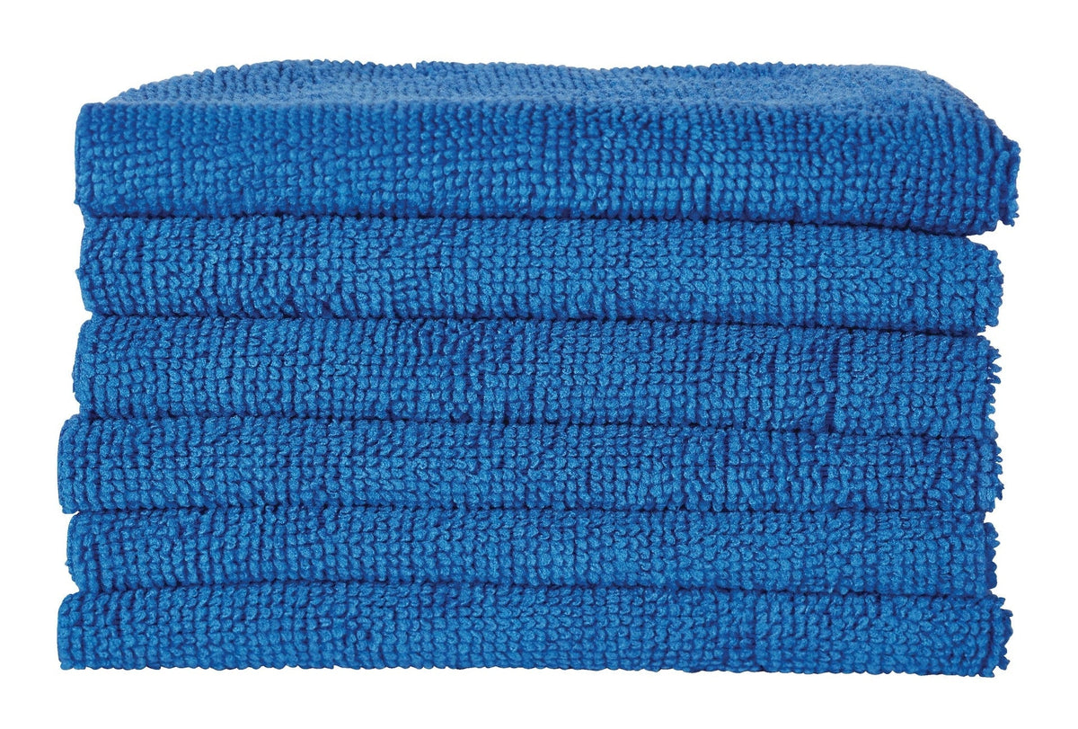 All-Purpose Machine Washable Microfibre Cloths, Blue, 40-pk K5X9 - product image 1