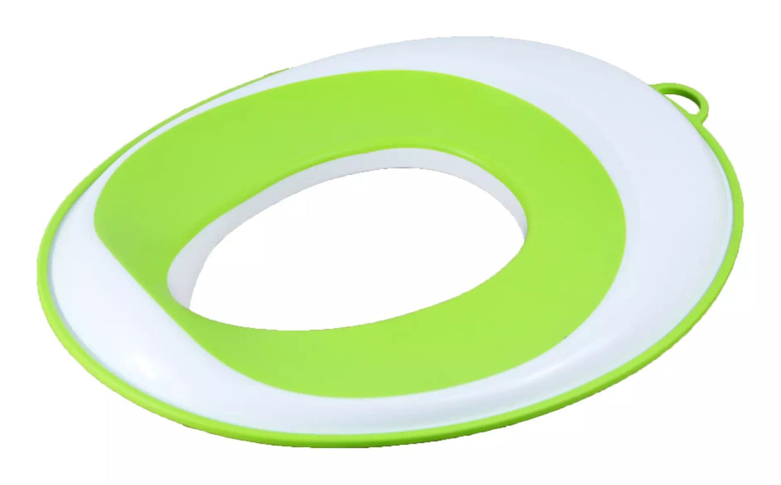 é Kids' Potty Training Toilet Seat, Anti-Slip Edges, White/Green G5B3 - product image 1
