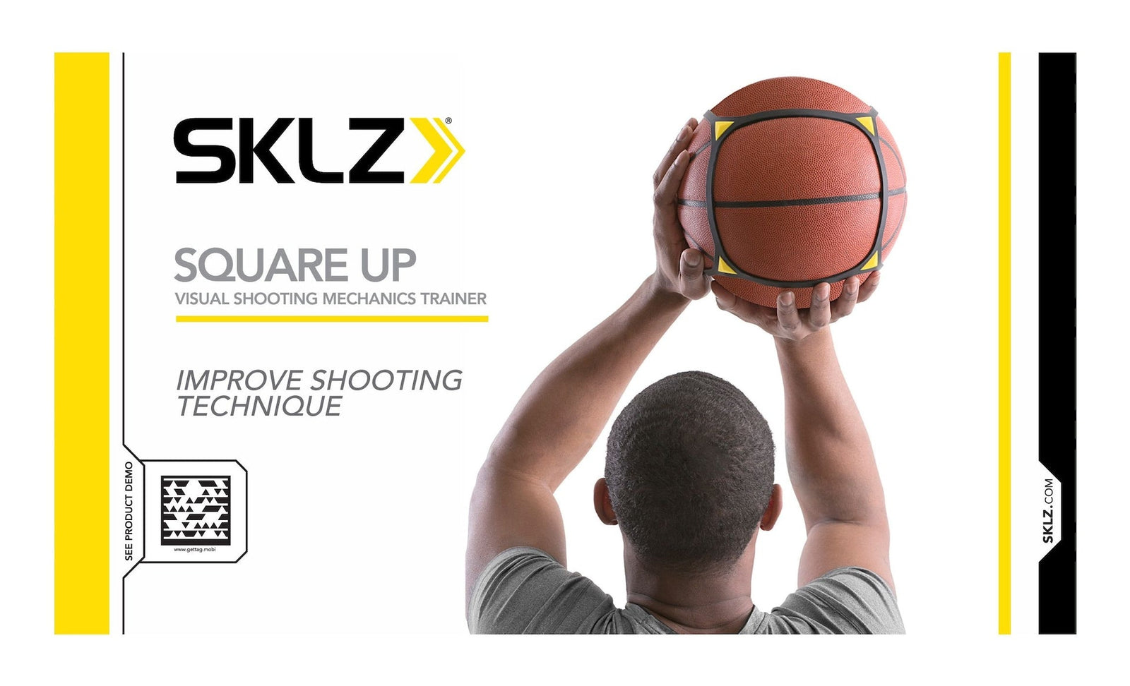 Square Up Visual Basketball Shooting Technique & Mechanics Trainer with Drills Guide G1F3 - product image 2