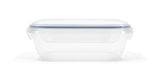 Clear Rectangular Clear Food Storage Container with Leakproof Lid, Nestable, 1.3-L K9T9 - product image 1