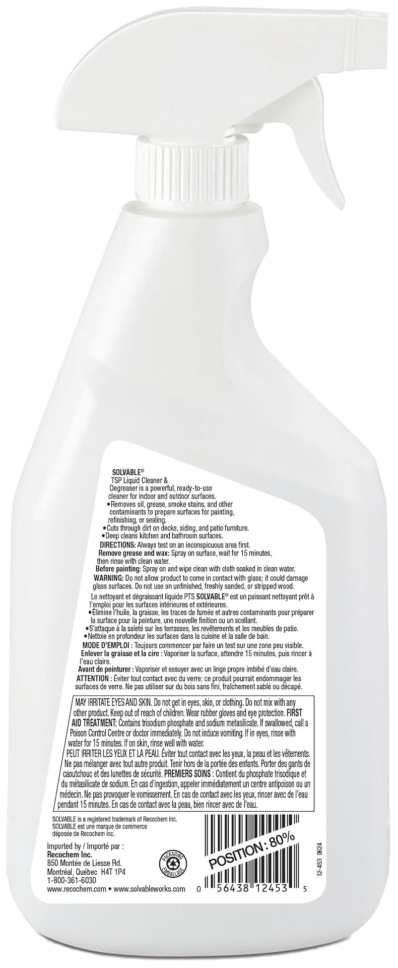 Professional Grade, Surface Cleaner & Degreaser, 625-mL U7K0 - product image 2