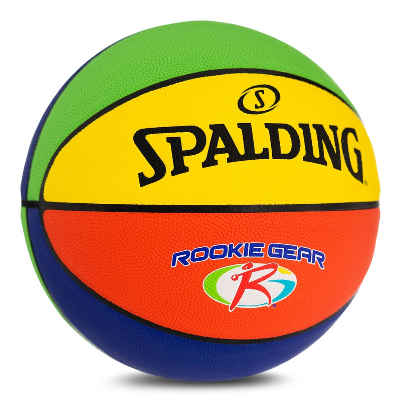 Rookie Gear Youth Kids' Indoor/Outdoor Multi-Colour Composite Basketball, Size 5 (27.5-in) Q2S2