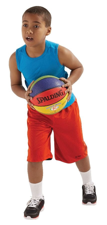 Rookie Gear Youth Kids' Indoor/Outdoor Multi-Colour Composite Basketball, Size 5 (27.5-in) Q2S2 - product image 4
