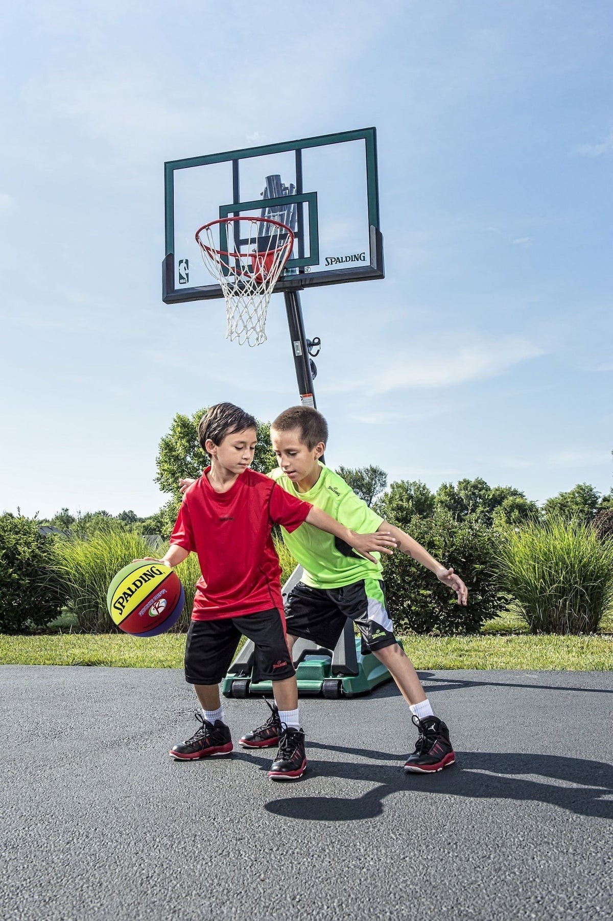 Rookie Gear Youth Kids' Indoor/Outdoor Multi-Colour Composite Basketball, Size 5 (27.5-in) Q2S2 - product image 8