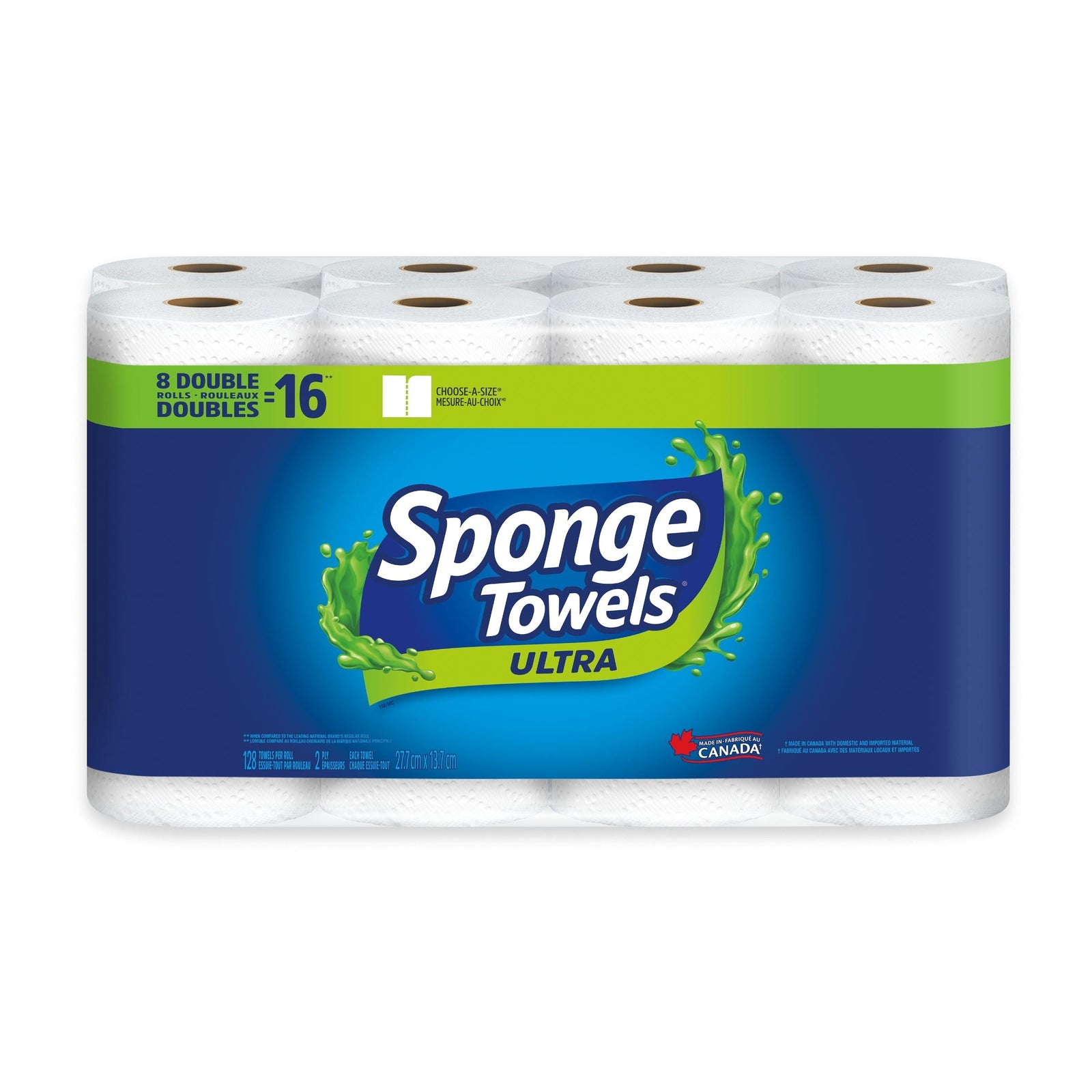 Towels Ultra Paper Towels, 8=16 rolls Z0P9 - product image 1