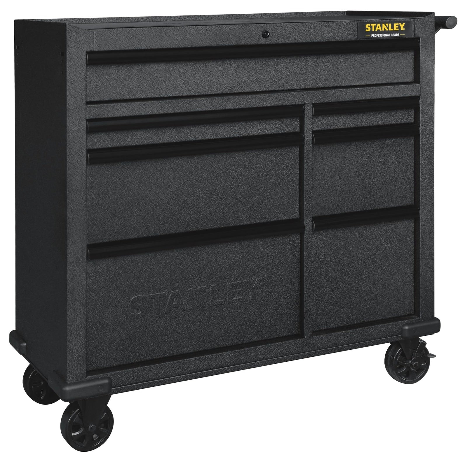 Rolling Tool Storage Cabinet with 7 Drawers, Power Bar with USB, Black, 42-in V4N5 - product image 1