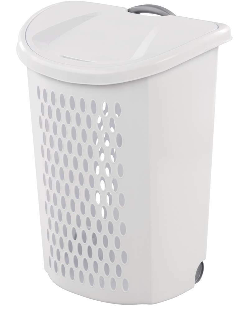 Bushel Ultra Laundry Hamper with Wheels, 20.1 L x 15.4 W x 26.75-in H C8T6