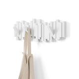 Multi 5 Hook Rack, White K6Y9 - product image 1