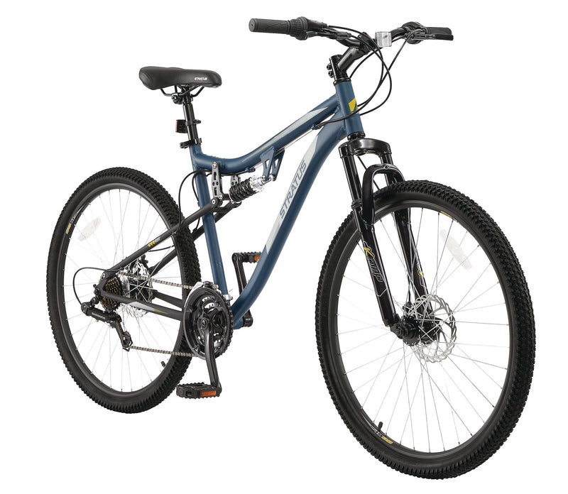 Striker Adult Bike, 21-Speed, 19-in Aluminum Frame, 27.5-in, Blue U9E8