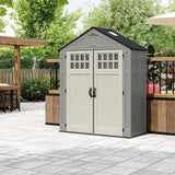 Everett 6x3-ft Dove Grey All-Weather Storage Shed K2I9 - product image 7
