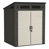 Modernist Outdoor Storage Shed, Grey, 6-ft x 5-ft C7J6 - product image 1