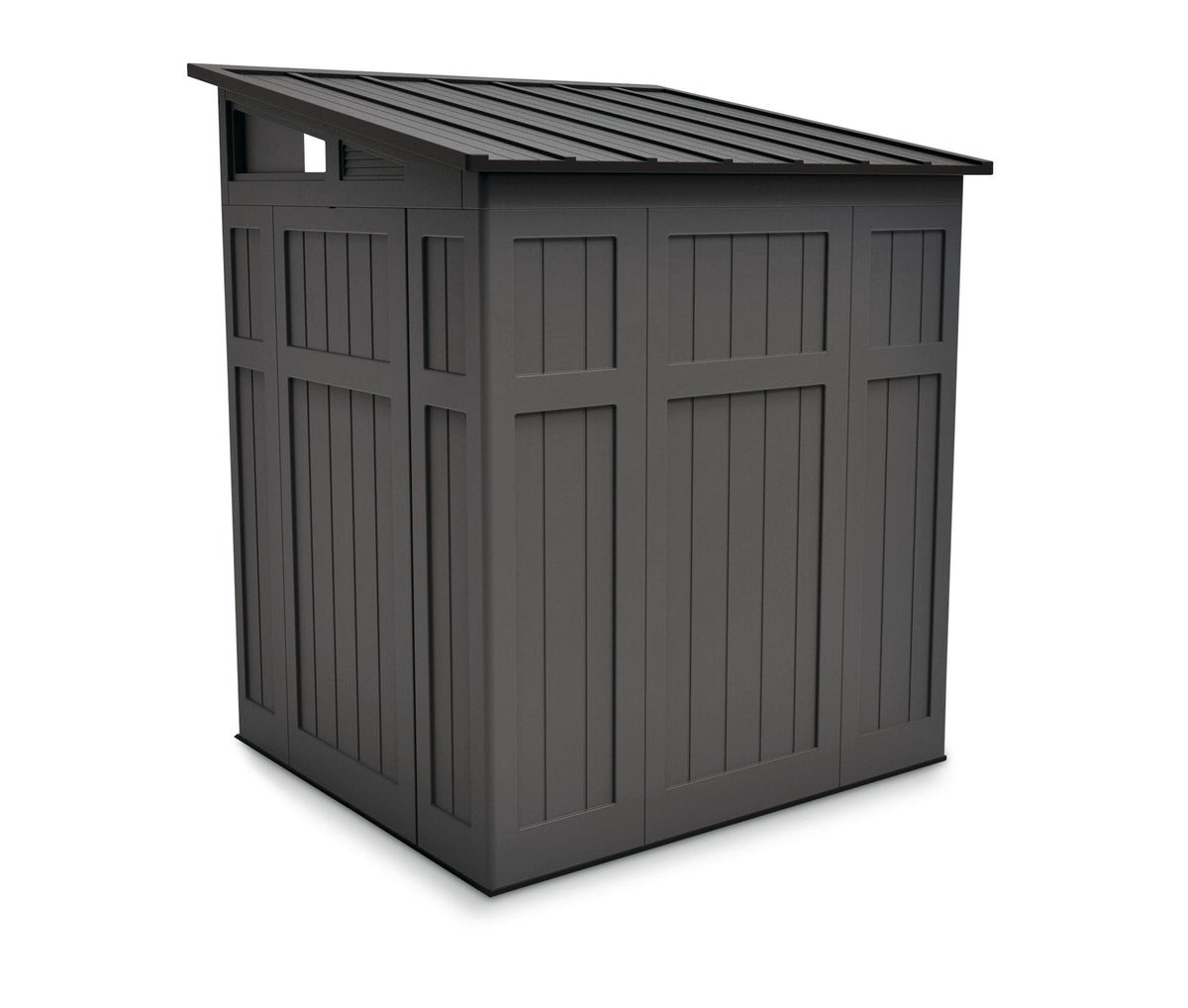 Modernist Outdoor Storage Shed, Grey, 6-ft x 5-ft C7J6 - product image 3