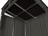 Modernist Outdoor Storage Shed, Grey, 6-ft x 5-ft C7J6 - product image 4