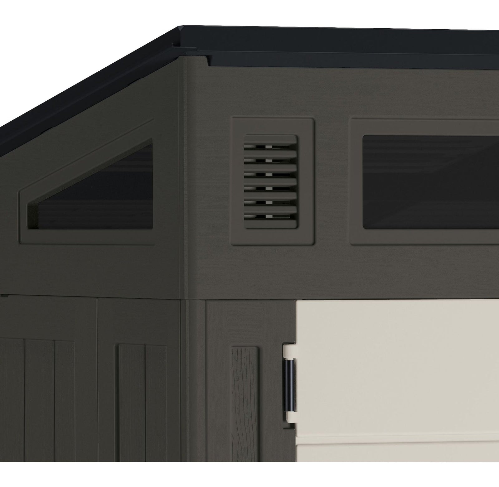 Modernist Outdoor Storage Shed, Grey, 6-ft x 5-ft C7J6 - product image 5