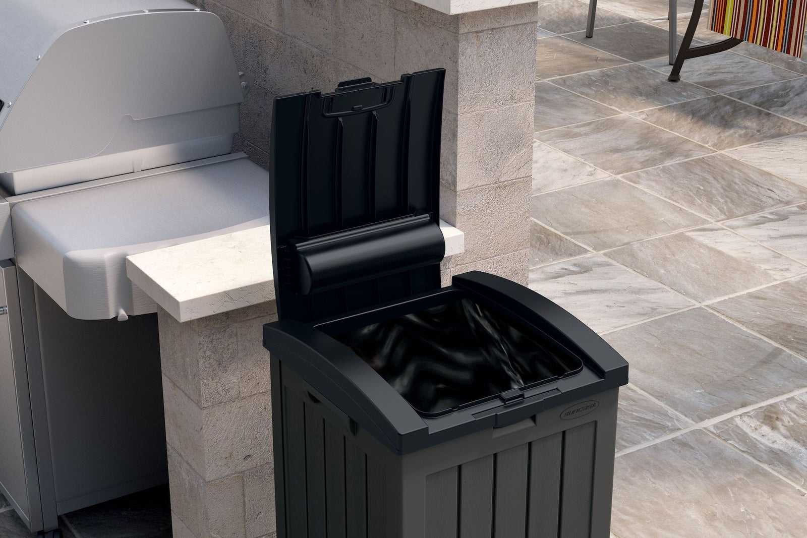 Trash Hideaway Outdoor Garbage/Trash Refuse Container, 135L M9A5 - product image 3