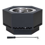 Lawrence Hexagonal Low Smoke Firepit, 28-in A2Z9 - product image 1