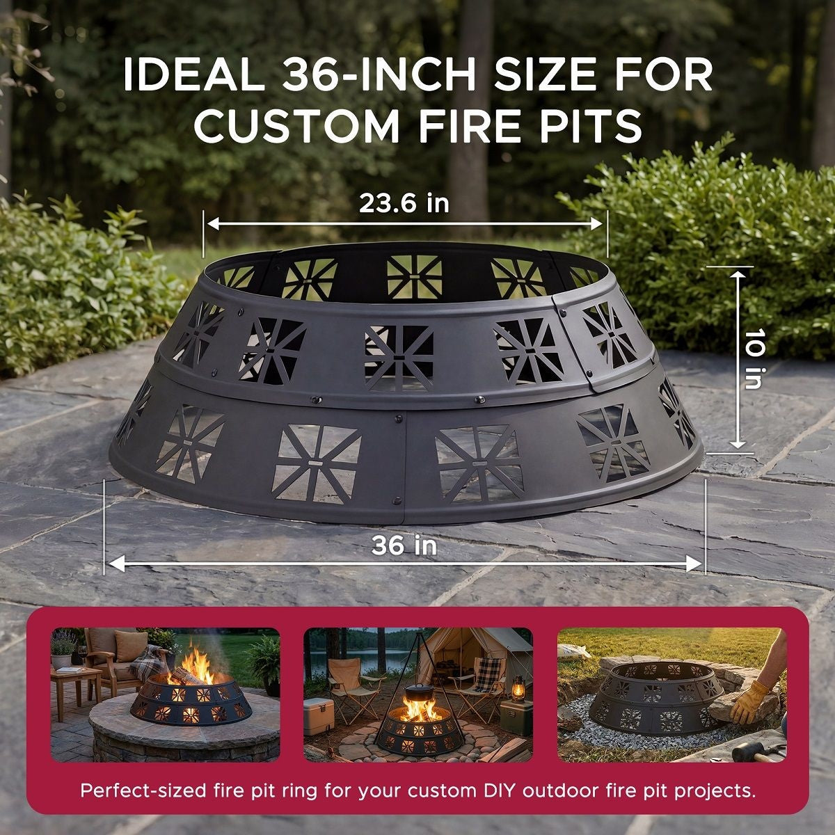 Shelton Fire Ring, Black G0Y5 - product image 8