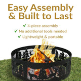 Decor Forest Wilderness Fire Ring, 36-in Y8Z0 - product image 8