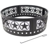 Décor Heavy-Duty Steel Cut Out Campfire Ring, 36-in P2Y8 - product image 1