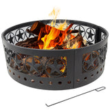 Décor Heavy-Duty Steel Cut Out Campfire Ring, 36-in P2Y8 - product image 2