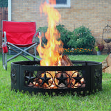 Décor Heavy-Duty Steel Cut Out Campfire Ring, 36-in P2Y8 - product image 7