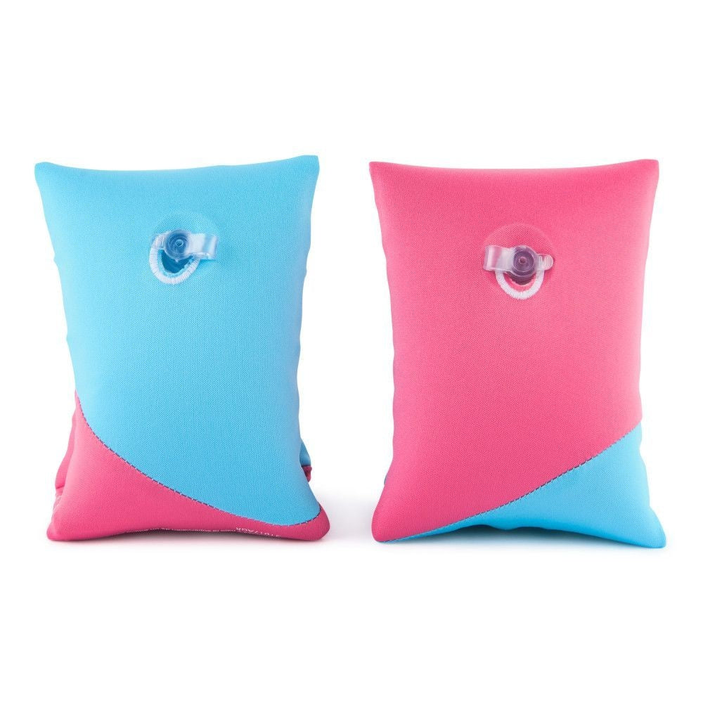 Swimmies Fabric-Covered Kids' Arm Floats, Swim Aid, Blue, Ages 3+ W7R5 - product image 1