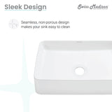 Concorde Rectangle Ceramic Vessel Sink X0Q7 - product image 3