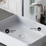 Concorde Rectangle Ceramic Vessel Sink X0Q7 - product image 6