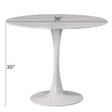 Me Home Leo Faux Marble Dining Table Tulip Base R3C9 - product image 5