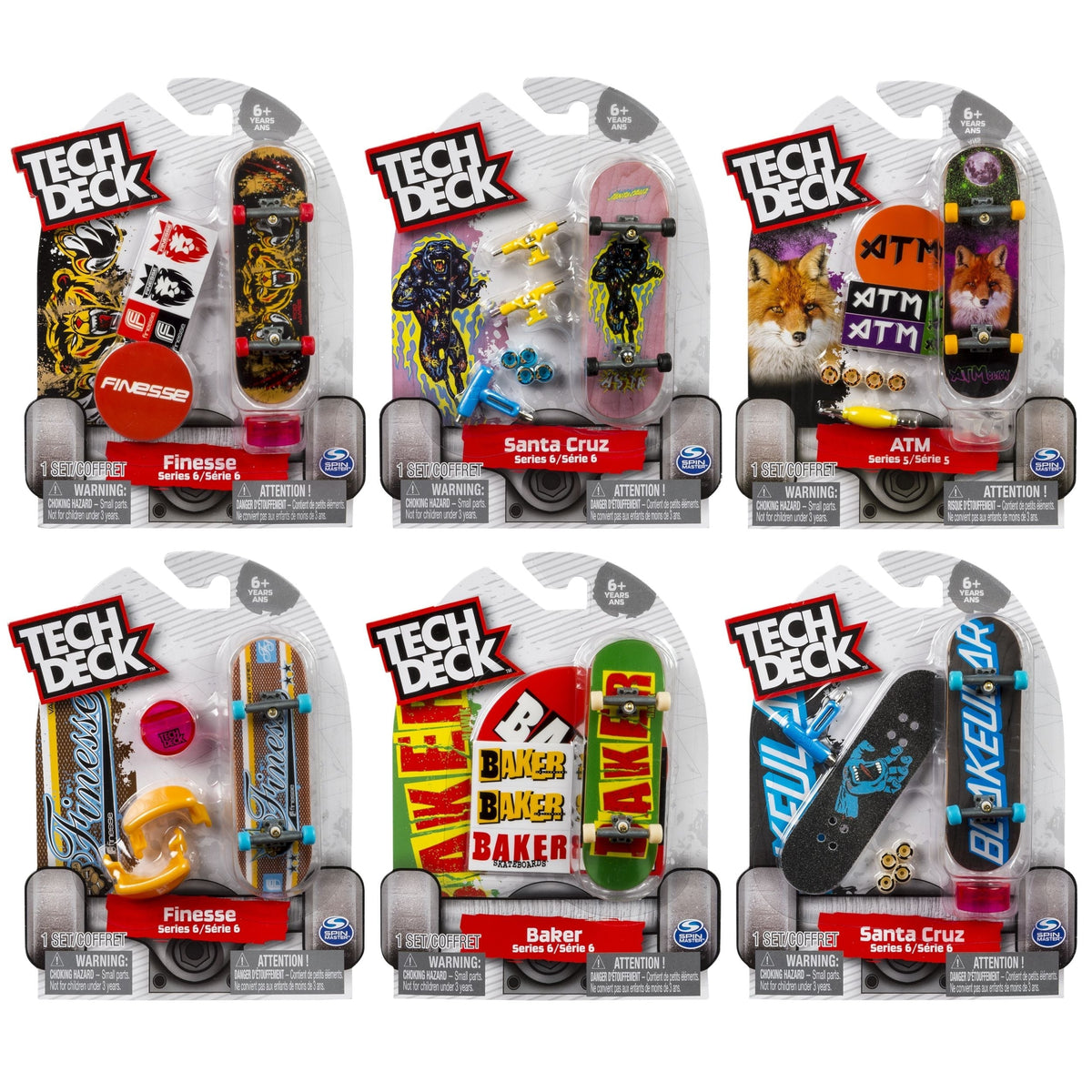 Deck 96-mm Fingerboard Mini Skateboard with Authentic Designs, Ages 6+ Y5G9 - product image 7