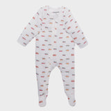 The Elk Baby Camping Print Premium Organic Cotton Zippy, Various Sizes V7R3 - product image 1