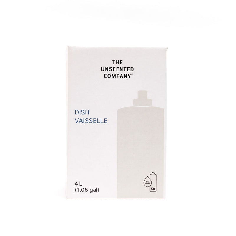 The Unscented Company Liquid Dish Soap, Unscented, 4-L B7F9