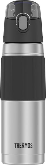 Stainless Steel Water Bottle, 530-mL, Black, with Push Button Lid S4V1 - product image 1