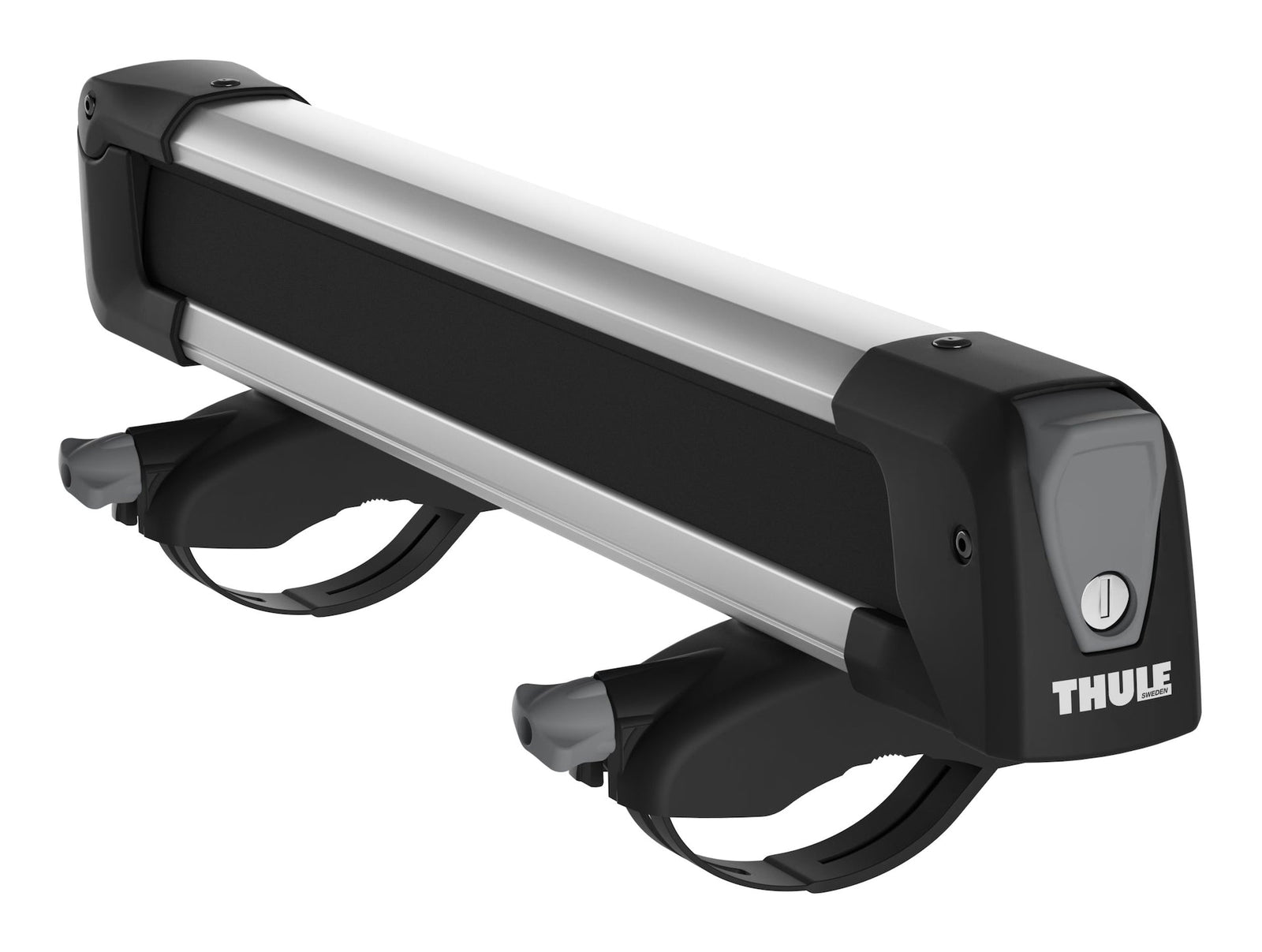 SnowPack Stainless Steel Roof Top Mount Ski/Snowboard Rack, Large, Black, 2-pc L3D0 - product image 5