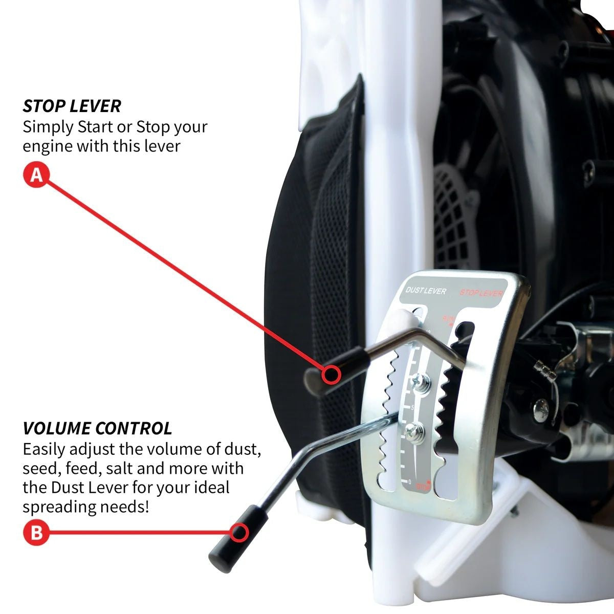 4-Gallon Backpack Motorized Fertilizer/Ice Melter Spreader R0R1 - product image 5