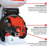 4-Gallon Backpack Motorized Fertilizer/Ice Melter Spreader R0R1 - product image 6