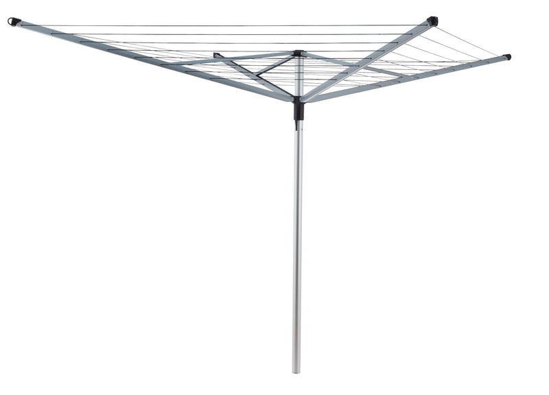 Outdoor Umbrella Rotary Clothesline Dryer with Ground Spike, 1.75-in D x 74.8-in H M9L3