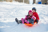 Kids' 2-Person Lightweight Plastic Winter Snow Sled Toboggan J5U4 - product image 6