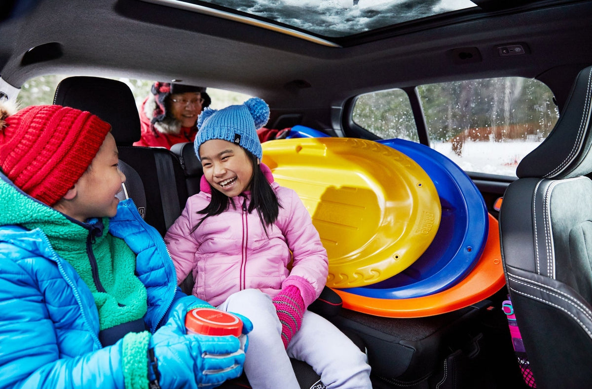 Kids' 2-Person Lightweight Plastic Winter Snow Sled Toboggan J5U4 - product image 7