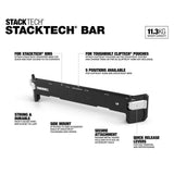 StackTech Steel Bar for ClipTech Pouches & StackTech Bins, Black, 25-lb E0K0 - product image 5