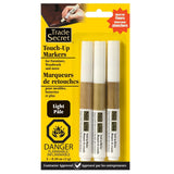 Light Touch Up Markers for Wood, Light Brown, 3-pk V9D5 - product image 2